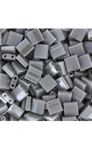 Miyuki tila 5x5mm beads - Opaque grey luster TL-443